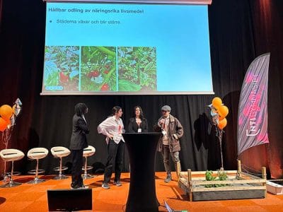 Elever i final efter Green Tech Challenge.