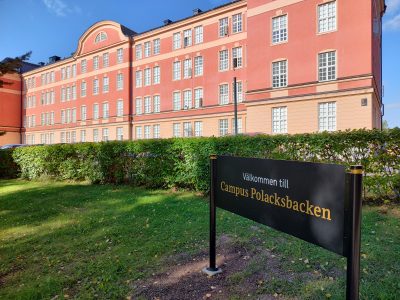 Bild på campus Polacksbacken.