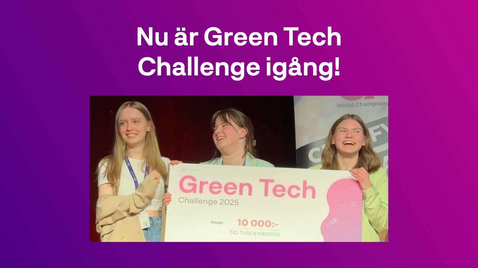 Green Tech Challenge.