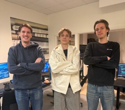 Tre elever på NTI Odenplan som är vidare till final på KTH i Green Tech Challenge.