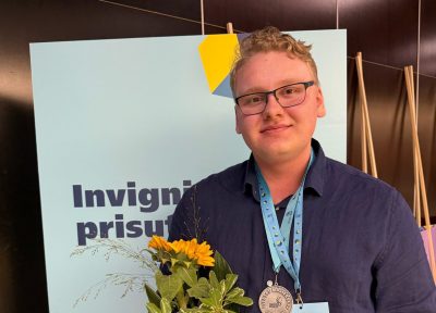Eleven Herman som kommit på andra plats i Yrkes-SM.