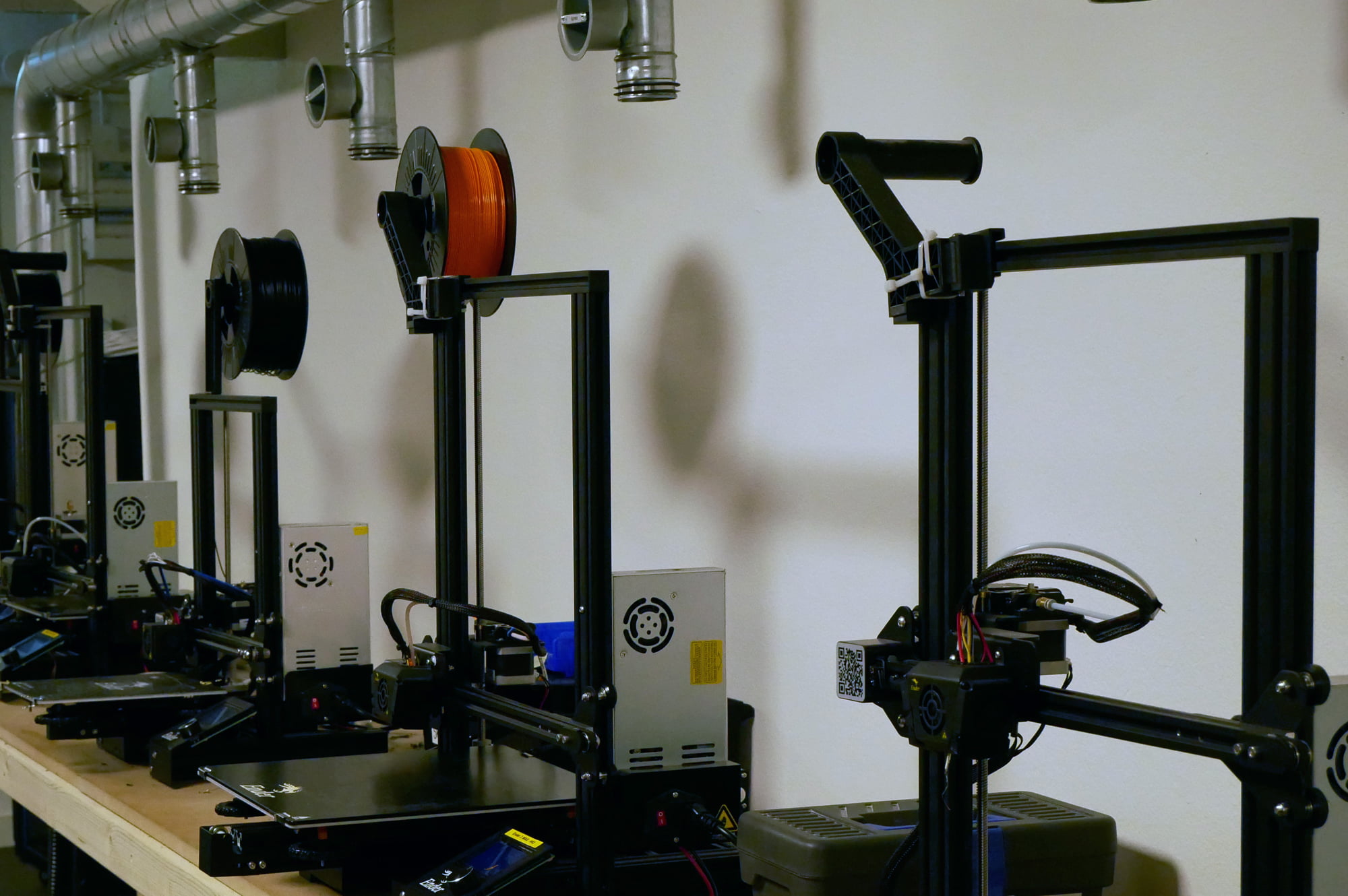 3D printers i ett rum
