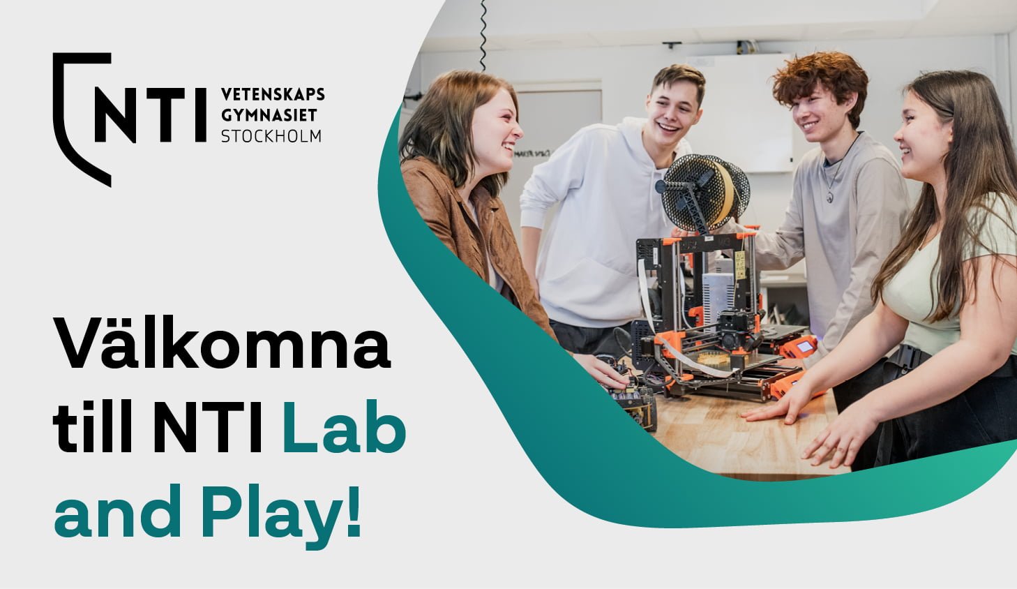 Inbjudan till Lab and play på NTI Vetenskapsgymnasiet Stockholm